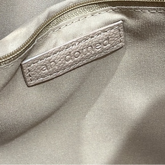 AHDORNED Vegan Tan Pebble grain crossbody purse + Embroidered Aztec print Strap - Picture 4 of 11